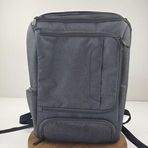 Ebags Gray 15" Laptop Backpack Soft Case Adjustable Straps Travel Daypack Men